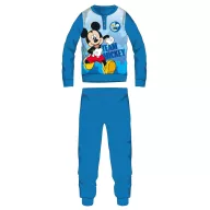   Disney Mickey egér polár pizsama - téli vastag gyerek pizsama - világoskék - 122
