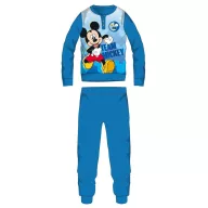   Disney Mickey egér polár pizsama - téli vastag gyerek pizsama - világoskék - 98