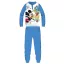 Disney Mickey egér hosszú vékony gyerek pizsama - pamut jersey pizsama - világoskék
