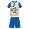 Disney Mickey egér nyári rövid ujjú gyerek pizsama - pamut jersey pizsama - középkék - 110