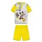 Disney Mickey egér nyári rövid ujjú gyerek pizsama - pamut jersey pizsama - sárga - 104