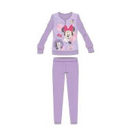   Disney Minnie egér téli pamut gyerek pizsama - interlock pizsama - pillangó mintával - világoslila - 98