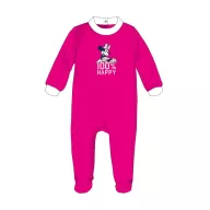   Disney Minnie egér baba velúr rugdalózó - pink - 0-1 hónapos babának