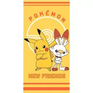 Pokémon ÚJ BARÁTOK 100% pamut törölköző 70x140cm
