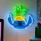 Lilo és Stitch ananász kalapban Neon falra szerelhető Led hangulatvilágítás