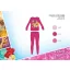 Téli pamut interlock gyerek pizsama - Disney Hercegnők - pink - 98