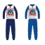 Sonic jersey pamut pizsama - sötétkék - 122