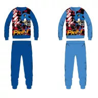 Sonic pamut flanel gyerek pizsama
