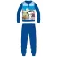 Snoopy hosszú vékony pamut gyerek pizsama -  jersey pizsama - középkék - 98