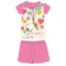 Snoopy rövid ujjú nyári pamut pizsama - gyerek jersey pizsama - rózsaszín - 104