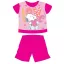 Snoopy rövid ujjú nyári pamut baba pizsama - pink - 86