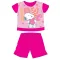 Snoopy rövid ujjú nyári pamut baba pizsama - pink - 92