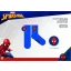 Spiderman csúszásgátlós meleg téli zokni gyerekeknek - sherpa zokni - sötétkék - 27-30