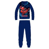   Pókember polár pizsama - téli vastag gyerek pizsama - sötétkék - 116