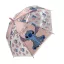 Disney Stitch félautomata esernyő - 74cm - Rózsaszín