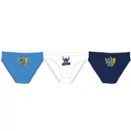 Stitch kisfiú alsó - 3 darabos pamut alsó