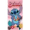 Disney Stitch OHANA Means Family fürdőlepedő, strand törölköző 70x140 cm (Fast Dry)
