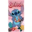 Disney Stitch OHANA Means Family fürdőlepedő, strand törölköző 70x140 cm (Fast Dry)