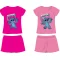 Disney Stitch pamut nyári együttes - póló-rövidnadrág szett - pink - 140