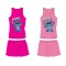 Disney Stitch pamut nyári együttes - trikó-rövidnadrág szett - pink - 98
