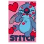 Disney Stitch polár takaró - 100 x 150 cm - rózsaszín