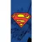 Superman gyerek strandtörölköző - 100% pamut - 70x140 cm - sötétkék