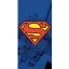 Superman gyerek strandtörölköző - 100% pamut - 70x140 cm - sötétkék