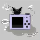 Kiimento Kuromi Model A digitális kamera gyerekeknek