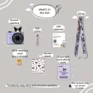 Kiimento Kuromi Model A digitális kamera gyerekeknek