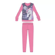   Unikornis téli pamut gyerek pizsama - interlock pizsama - Sweet Dreams felirattal - rózsaszín - 104