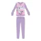 Unikornis téli pamut gyerek pizsama - interlock pizsama - Unicorno felirattal - világoslila - 98