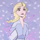 Elsa lila-éjkék pizsama