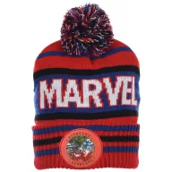 Marvel csíkos piros sapka