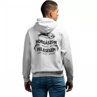   Horgászom mert a feleségem oda nem követ - Unisex Zipzáros Pulóver