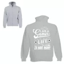Gamer vagyok de nem azért mert nincs életem (2 féle) - Unisex Zipzáros Pulóver
