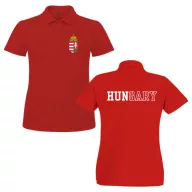 Hungary Szurkolói Galléros Női Póló