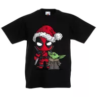 Deadpool és Baby Yoda - Gyerek Póló