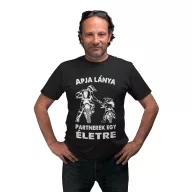 Motoros apa és lánya - Férfi Póló