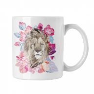 Oroszlán - Fehér Bögre