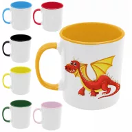 Sárkányos - Színes Bögre Gyerekeknek (4 féle)
