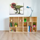 Ninja T-rex - Vászonkép
