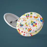 Szivárvány színes tavasz - Kitűző