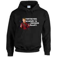   Tartsd meg az aprót te mocskos állat - Unisex Kapucnis Pulóver